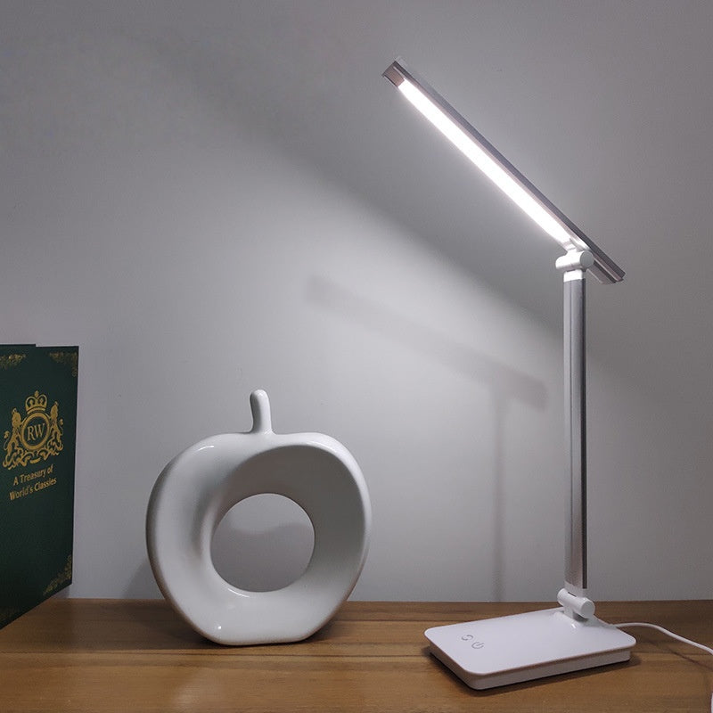 Dimmable LED Desk Lamp Study Table Light Learning Office Livingroom Rechargeable Bedside Lamp