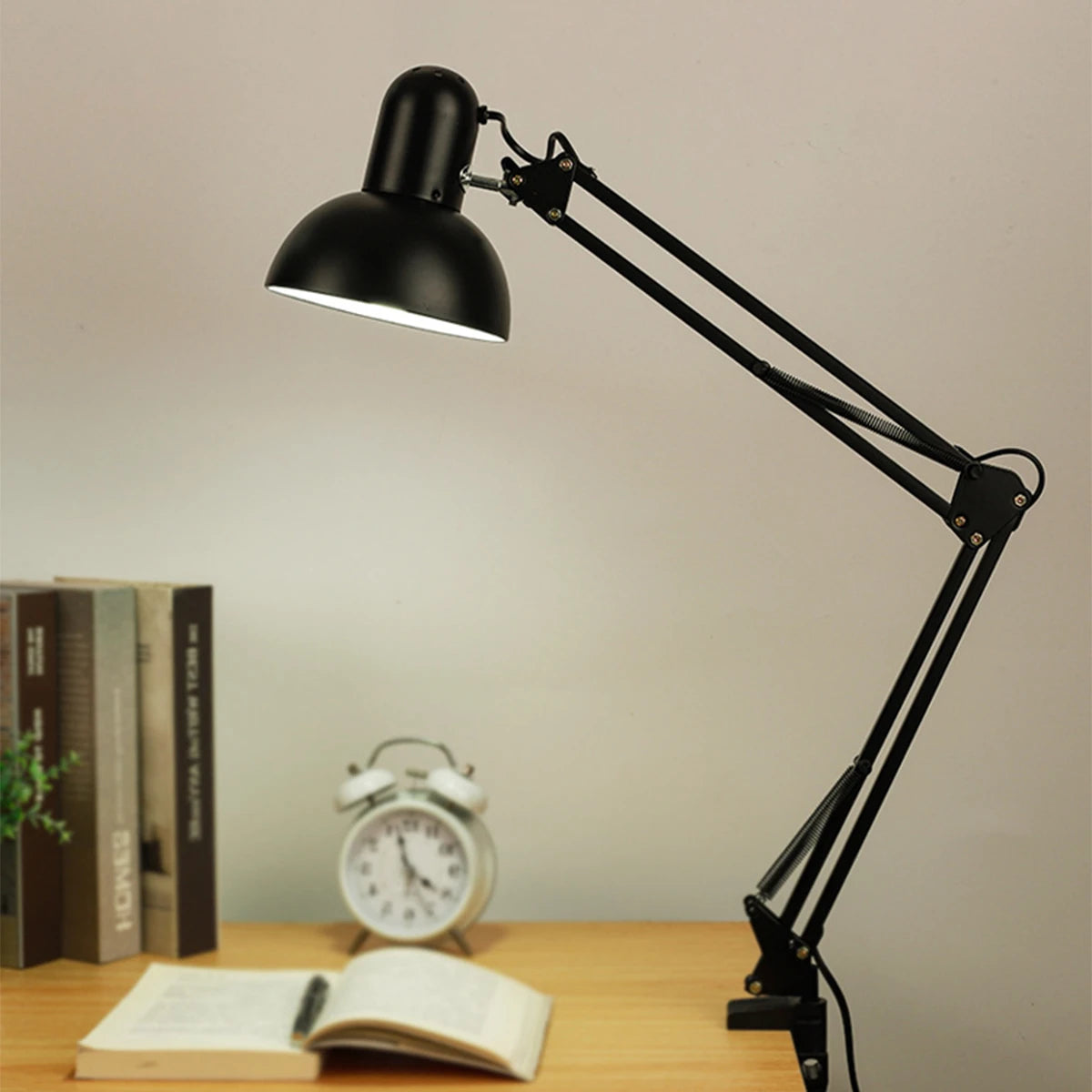 Flexible Adjustable Swing Arm With Clip Study Reading Learning Table Lamps Home Decor Led Desk Lamp