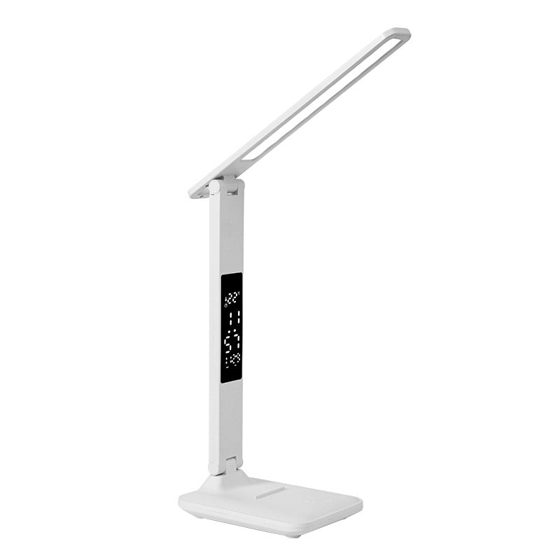 LED Table Lamp with Wireless Charging and USB Port Home Office Desk Light