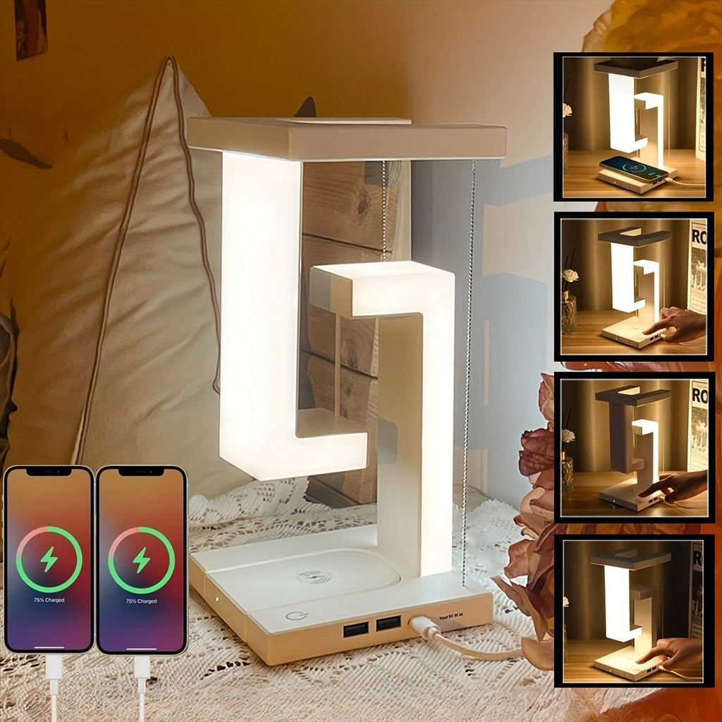 Anti Gravity Study Desk Light Magnetic Levitation Table Lamp for Bedroom Office Home Decor
