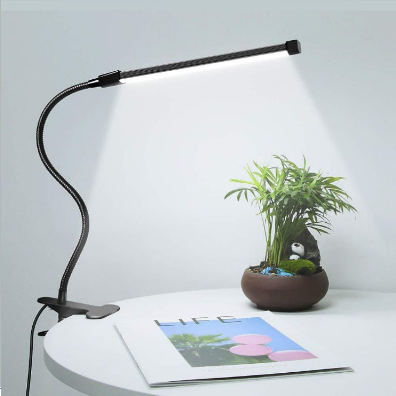Eye-protection Swing Arm Desk Lamp 3 Light Modes 10 Brightness Clamp Light for Home Office