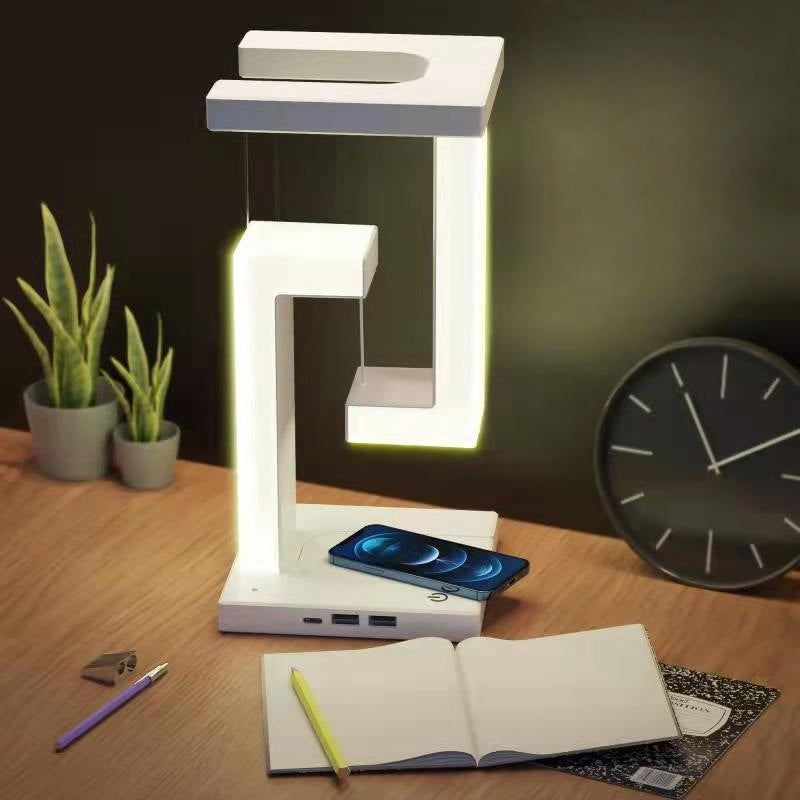 Anti Gravity Study Desk Light Magnetic Levitation Table Lamp for Bedroom Office Home Decor