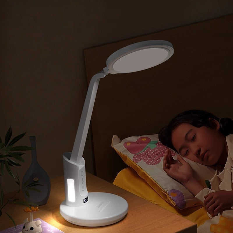 Touch/Remote-Controlled Foldable Metal Table Lamp Adjustable Color Temperature Eye-Protection for Bedroom Bedside Use Table Lamp