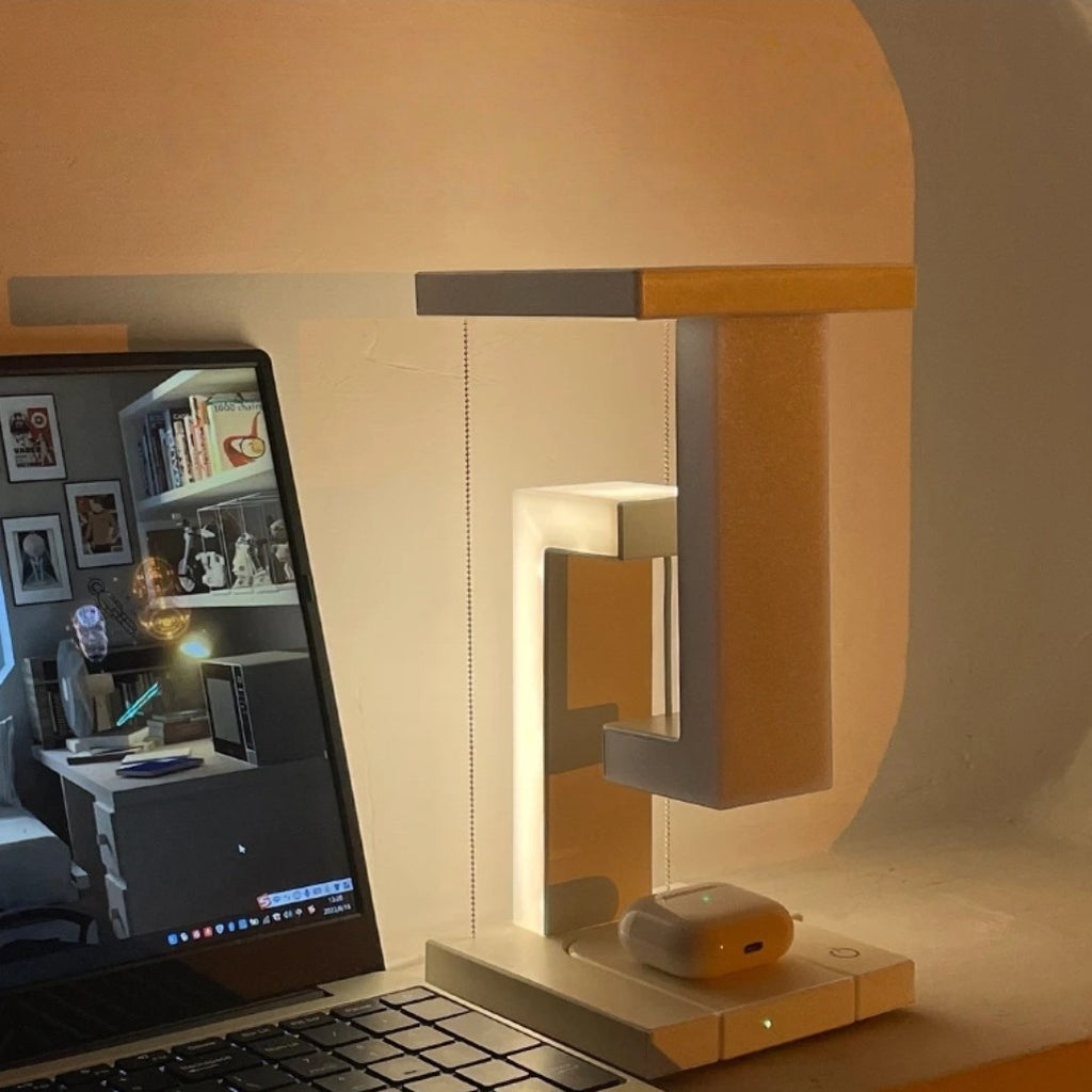 Anti Gravity Study Desk Light Magnetic Levitation Table Lamp for Bedroom Office Home Decor