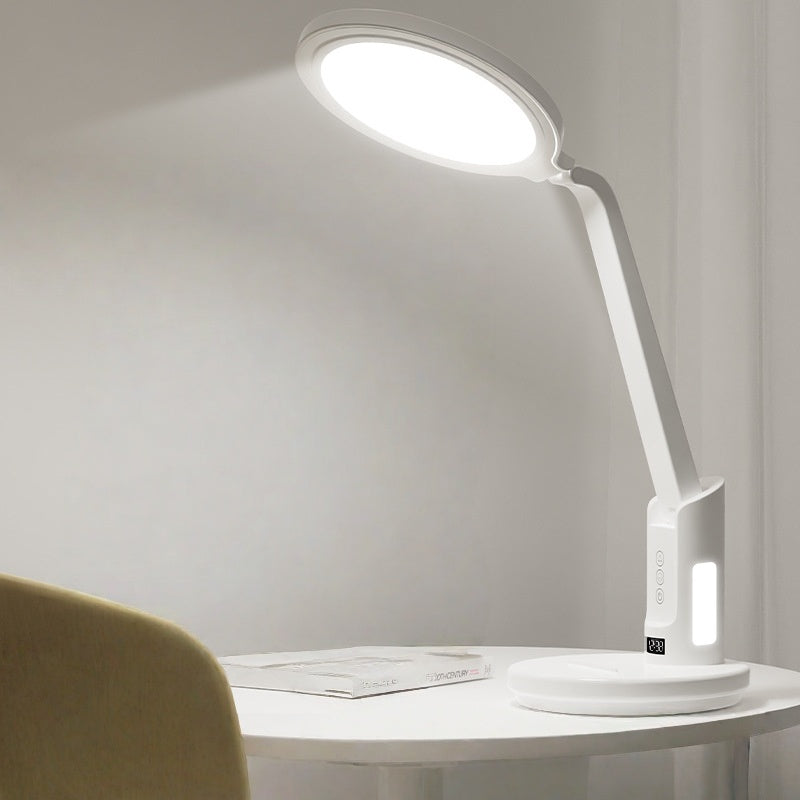 Touch/Remote-Controlled Foldable Metal Table Lamp Adjustable Color Temperature Eye-Protection for Bedroom Bedside Use Table Lamp